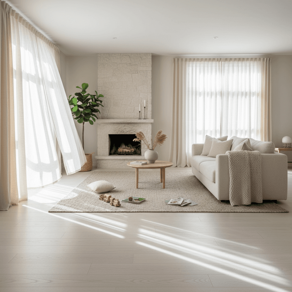 Staged property listing