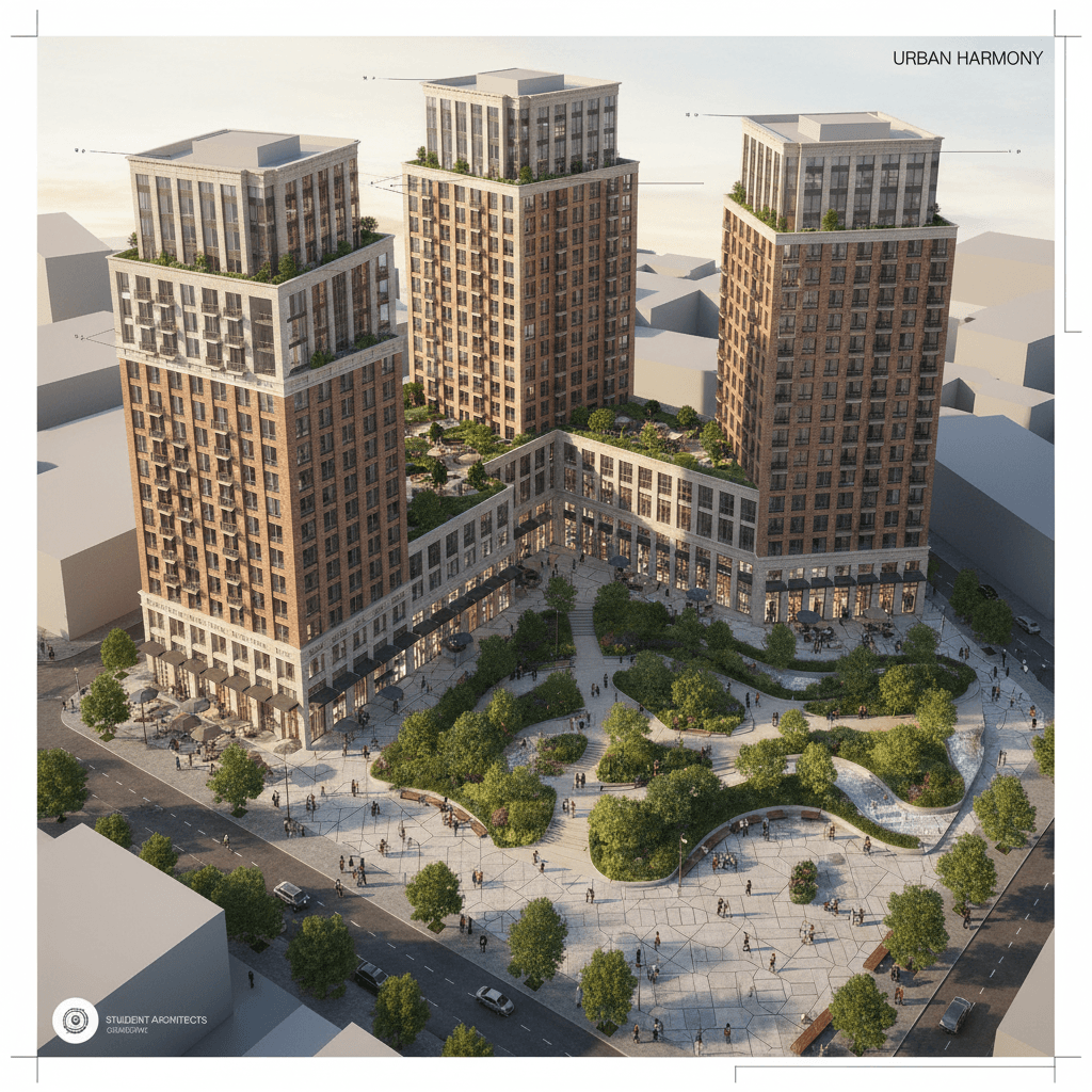 Urban design render