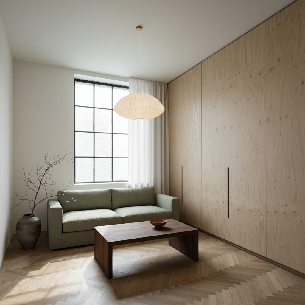 Interior AI — Japandi Minimalist bedroom redesign