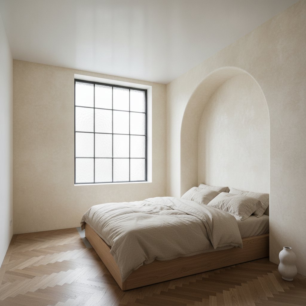 Bedroom in Warm Minimalism