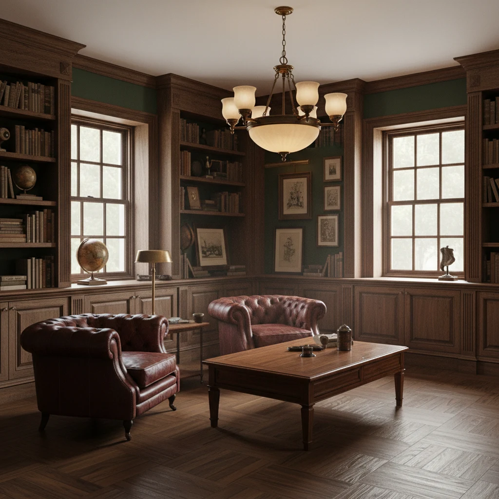 Style Quiz result — Dark Academia interior design